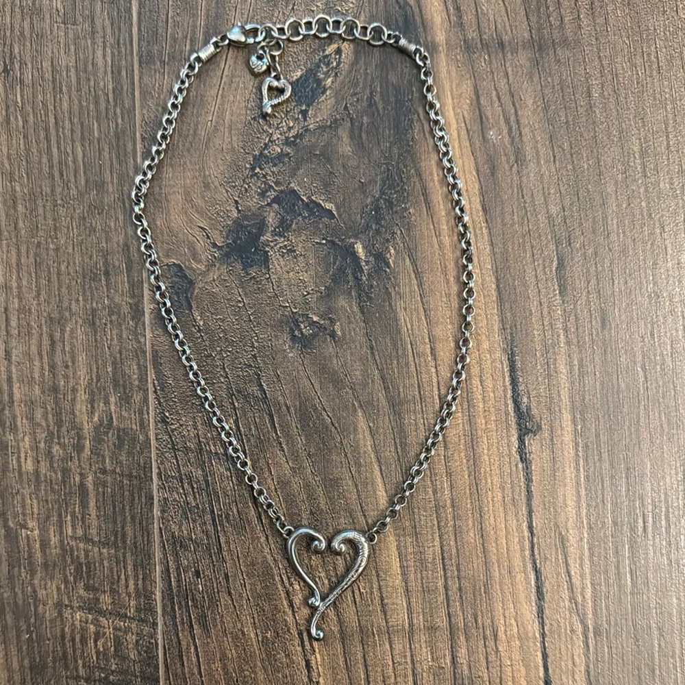 Brighton Silver Heart Pendant Necklace